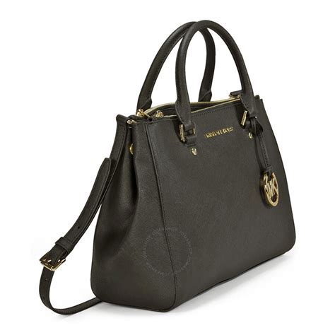 michael kors black medium leather satchel|Michael Kors small satchel handbag.